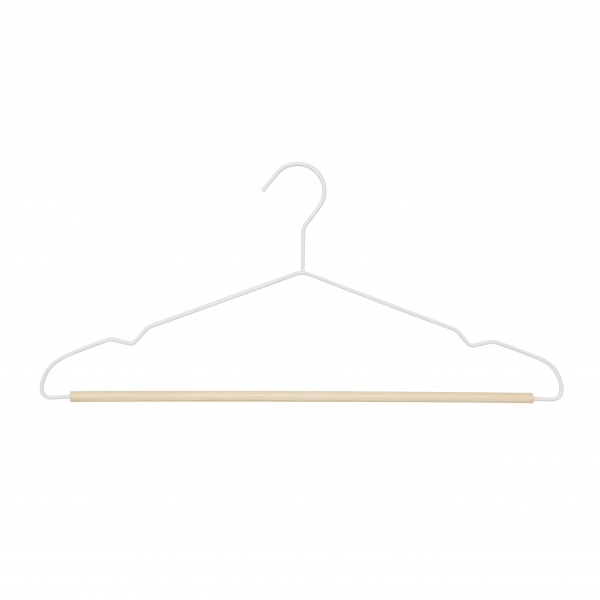 Набор плечиков Vivendi белый-натуральный 42 см 5 шт. 