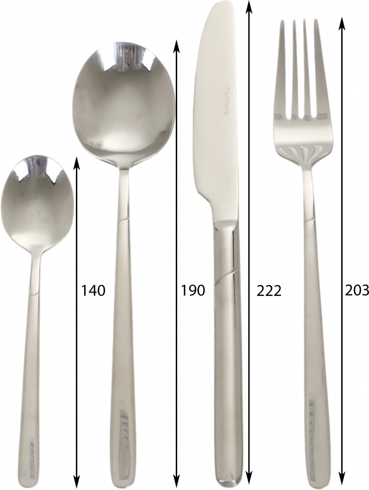 Набір столових приборів Flamberg Forli на 6 персон 24 шт.