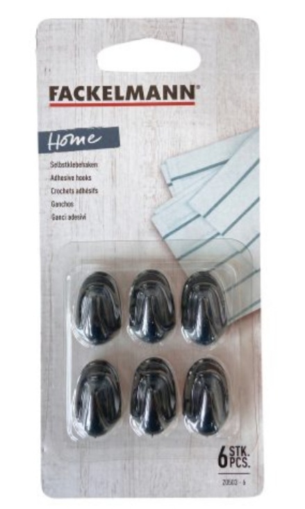 Крючки Fackelmann 25 мм 6 шт. 30503
