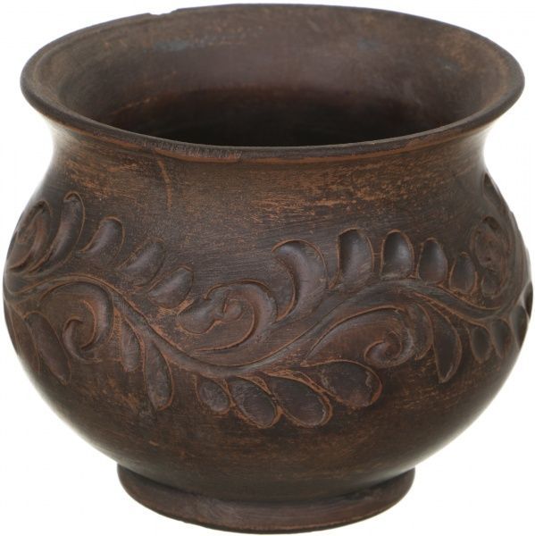 Горщик для сметани 0,5 л різьблений