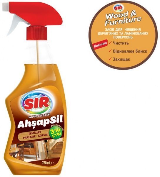 Засіб SIR для очищення дерев'яних виробів 0,75 л