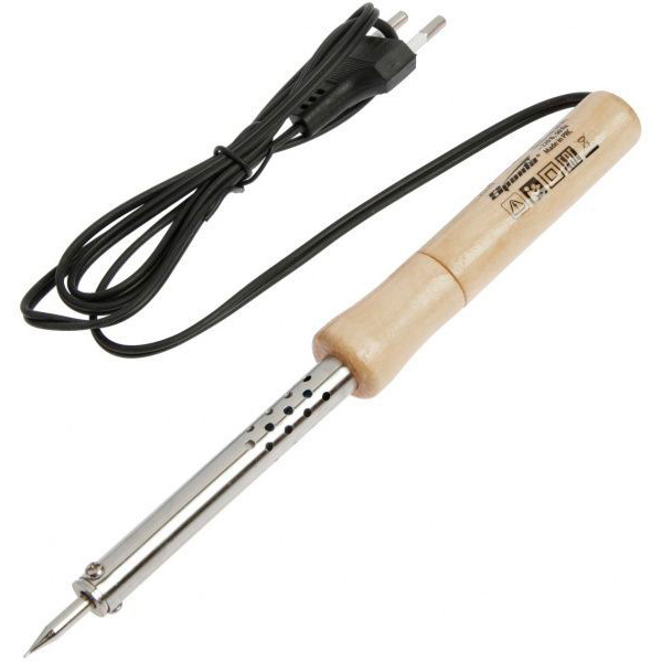 Паяльник Sparta 60 Вт з дерев`яною ручкою 220 В 913103