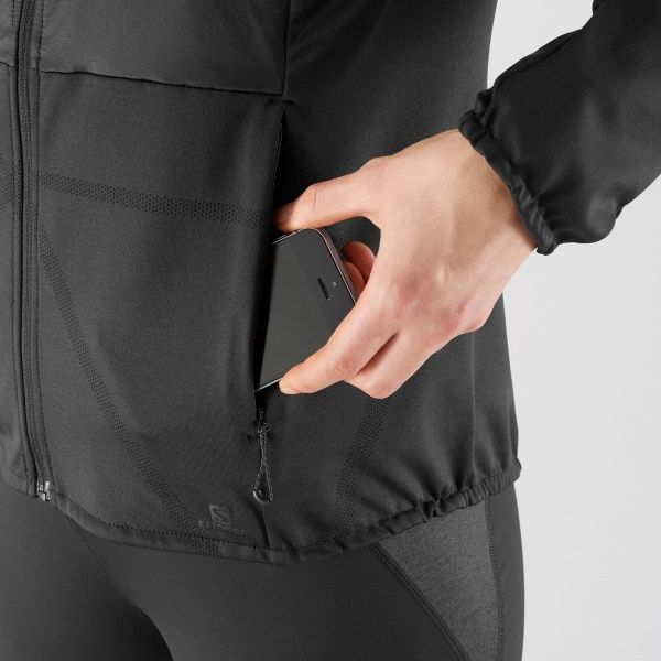 Куртка Salomon AGILE HZ MID LC1153100 XS чорний