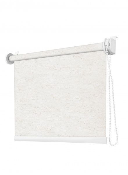 Ролета мини РОЛЛОТЕКС с фиксацией на струне Flax 96x150 см натуральная 