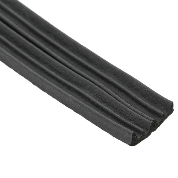 Уплотнитель Sanok самоклеющий резиновый 9х4 мм 1 м черный