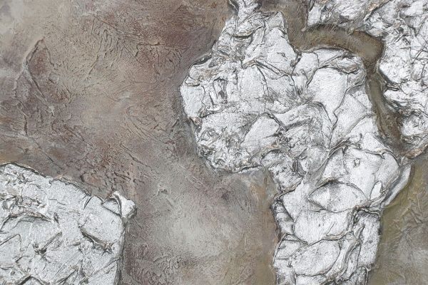 Картина Серебрянная карта 80x120 см Юрис Проф Арт 