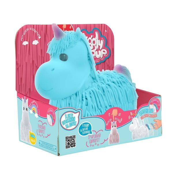 Игрушка интерактивная JIGGLY PUP Волшебный единорог (голубой) JP002-WB-BL