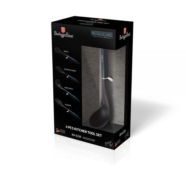 Набір кухонного приладдя Metallic Line AQUAMARINE Edition 4 предмети BH 6238 Berlinger