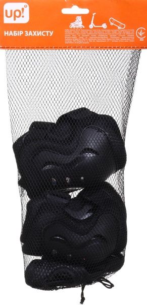 Комплект защиты MaxxPro для роликов PR-4-BK р. M черный