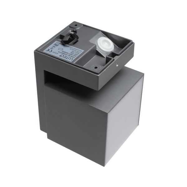 Світильник вуличний настінний LED 12 Вт IP54 сірий CUBA 5193803118 