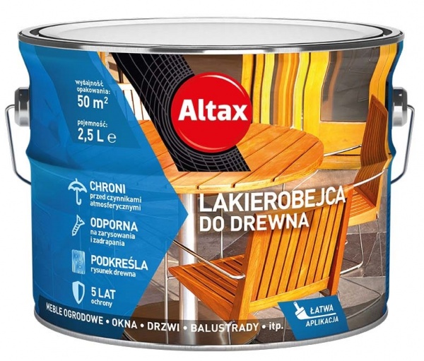 Лакобейц для древесины Altax каштан сатиновый глянец 2,5 л