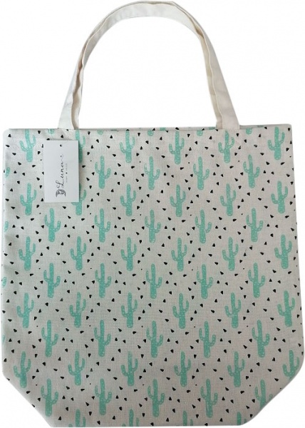 Сумка-шопер Luna Cactus 43x42x18 см бежевий 