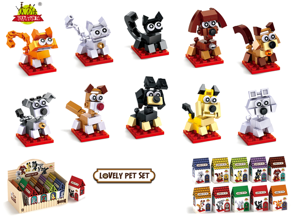 Конструктор Mini Blocks Домашние животные в ассортименте 6773672