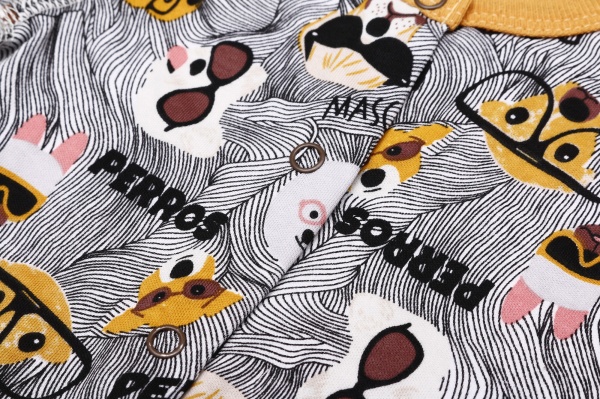 Боди унисекс Маленькие люди собачки р.62 разноцветный 