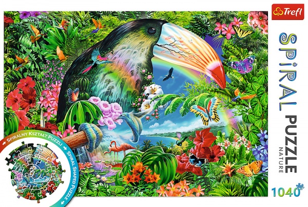 Пазл Trefl Тропические животные 40014