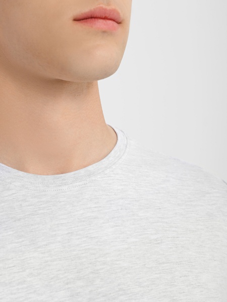 Футболка чоловіча Роза 2101351 р.2XL світло-сірий меланж