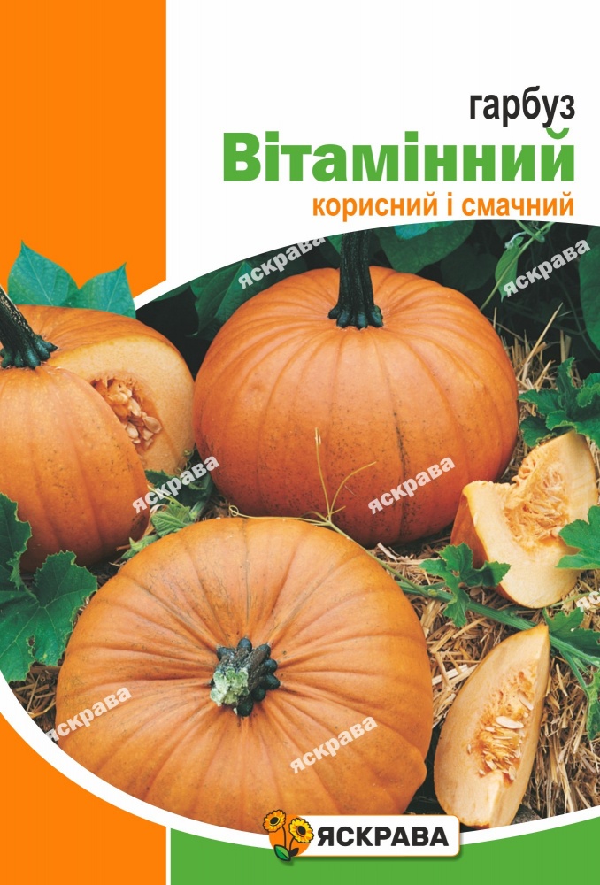 Семена Яскрава тыква Витаминная