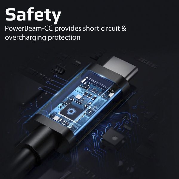 Кабель Promate USB Type-C – USB 1,2 м чорний 