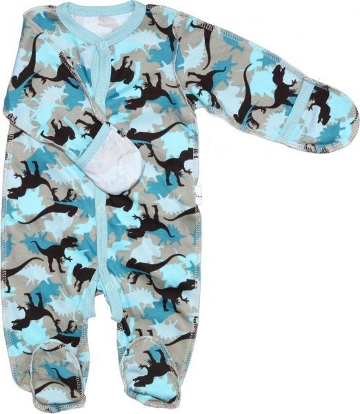 Комбінезон Bambinelli Діно р.56 блакитний із чорним 