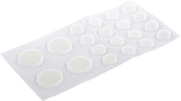 Самоклейка белая войлочная для кухни d20-35 мм Comfort Textile Group 20 шт