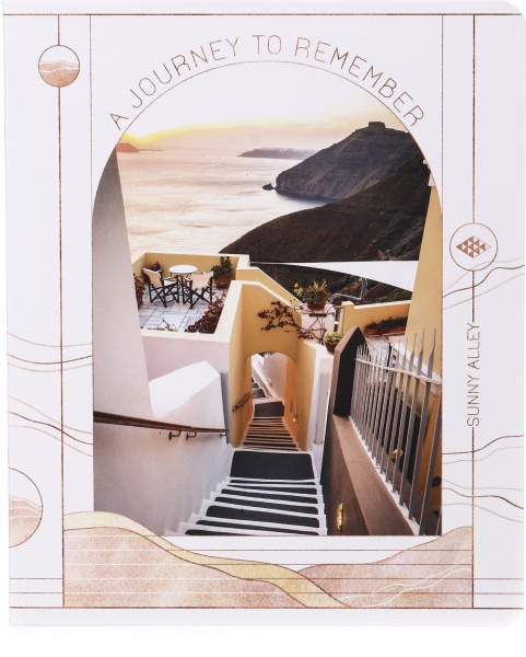 Зошит шкільний уф-лак 48 аркушів у лінійку в асортименті Мрії збуваються