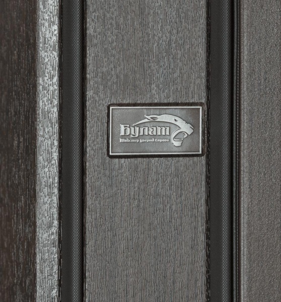 Дверь входная Булат Термо House-703 венге темный 2050x1200 мм левая