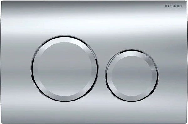 Кнопка смыва Geberit Delta20 Глянцевий хром (115.127.21.1)
