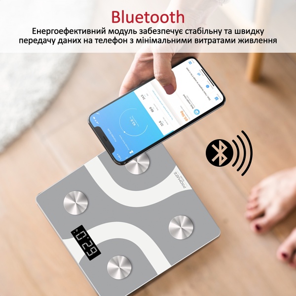 Смарт-ваги Promate iScale White