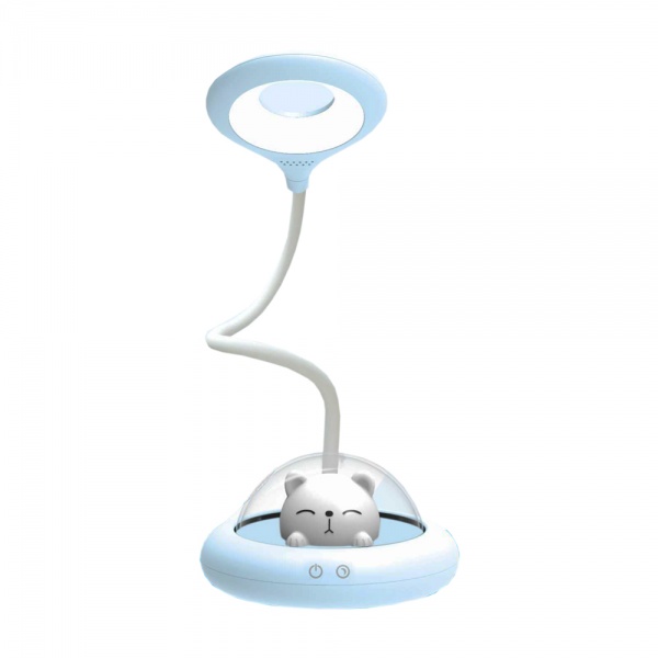 Светильник настольный аккумуляторный LED 4 Вт белый с розовым TGX-7086 