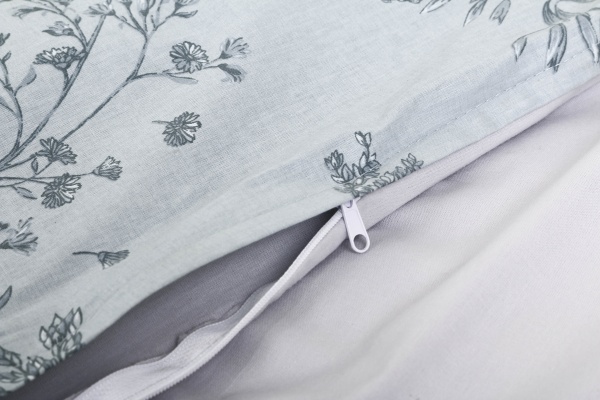 Пододеяльник Meadow 160x220 см голубой Luna 