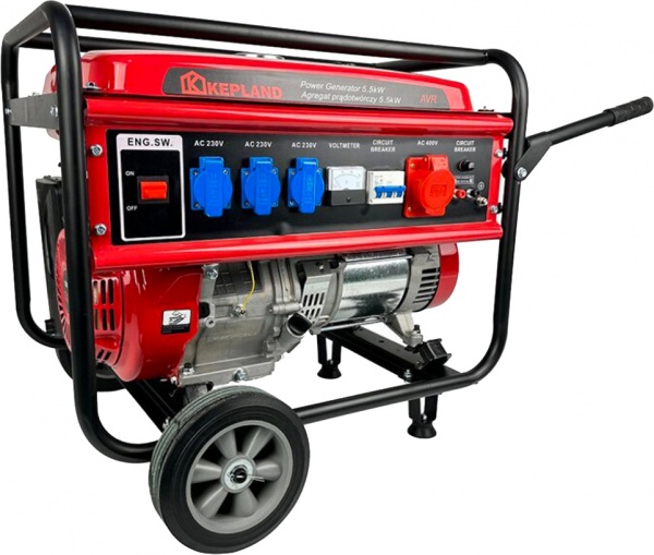 Електрогенераторна установка Kepland ZH-6500 5 кВт / 5,5 кВт 230 В Kep/PG/5kW бензин