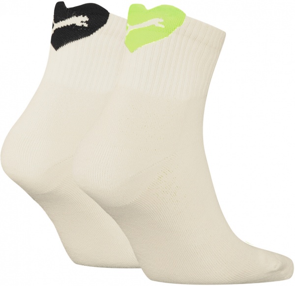 Шкарпетки Puma WOMEN HEART LOGO SHORT CREW 2P BEIG 93818803 р.35-38 бежевий