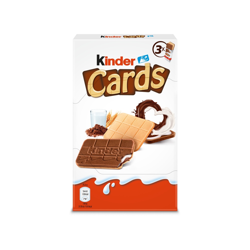Вафли Kinder CARDS 2х76 г