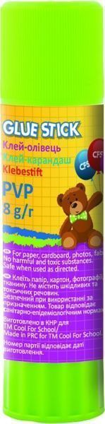 Клей-карандаш BEAR , PVP, 8 г CF45242 Cool For School