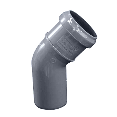 Колено канализационное внутреннее Европласт 50 мм 22.5°