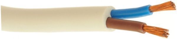 Кабель силовий багатожильний Елкор ПВС 2х4,0 мідь 