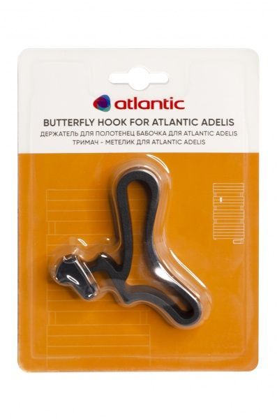Держатель для полотенца Atlantic бабочка Adelis антарцит