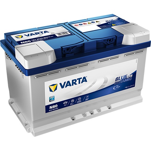 Аккумулятор автомобильный Varta Blue Dynamic 80А 12 B 580500080 «+» справа