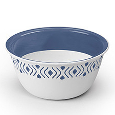 Миска TOSCA 13 см бело-синяя Stefanplast