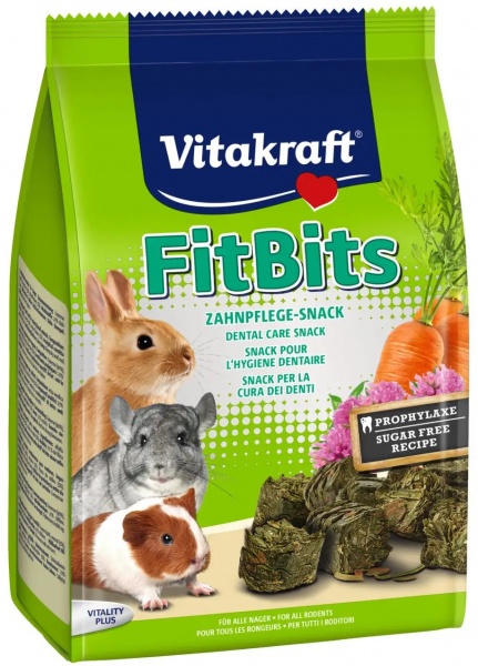 Лакомство Vitakraft для грызунов Fit Bits 500 г овощи и люцерна (25782)