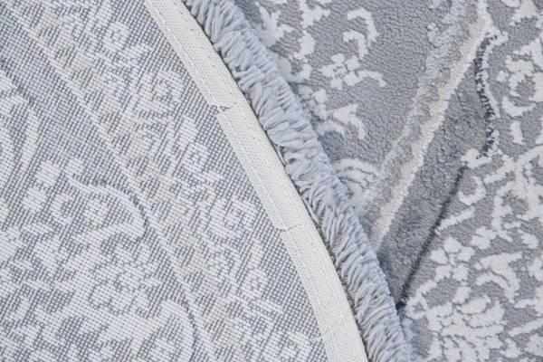 Килим Karmen Carpet GALERIA GL040G GREY/GREY 80x150 см O 