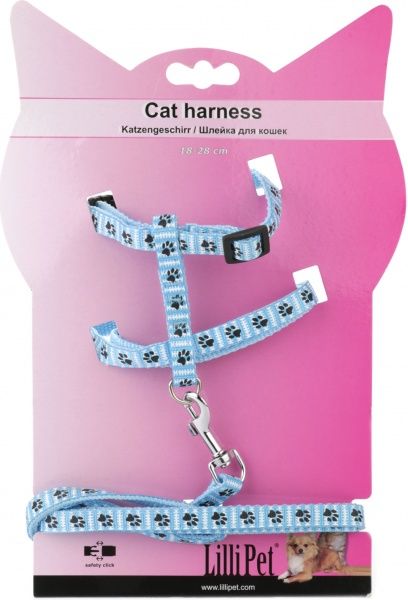 Шлейка Lilli Pet з повідцем М 1x18-28 см 20-8653