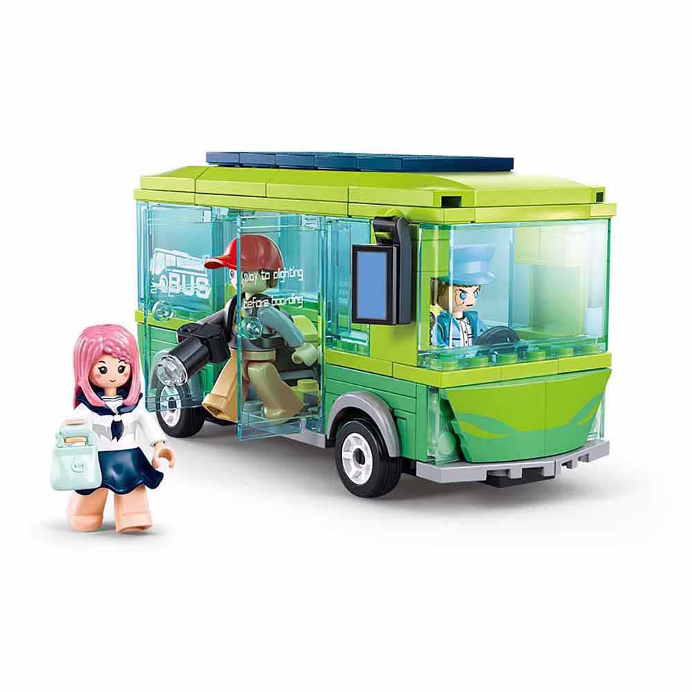 Конструктор Sluban Metropolis Новий електричний автобус M38-B1261