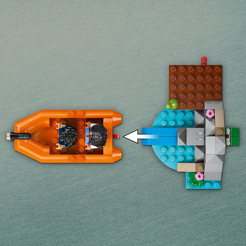 Конструктор LEGO Jurassic World Втеча річкою від тиранозавра 76975