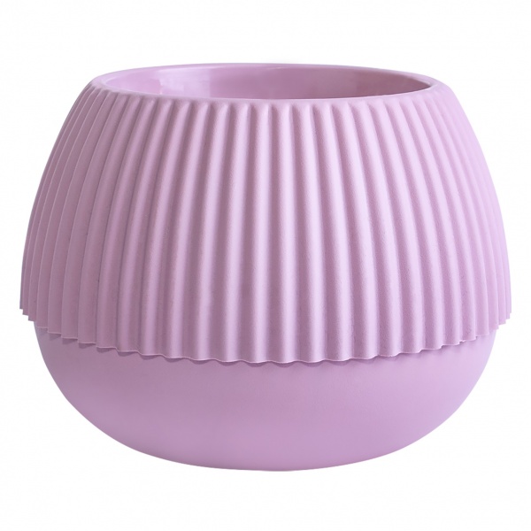 Вазон пластиковий Алеана Бохо круглий 0,5 л фрезія 