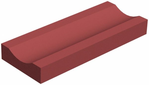 Отлив Золотой Мандарин красный 500х200х60 мм