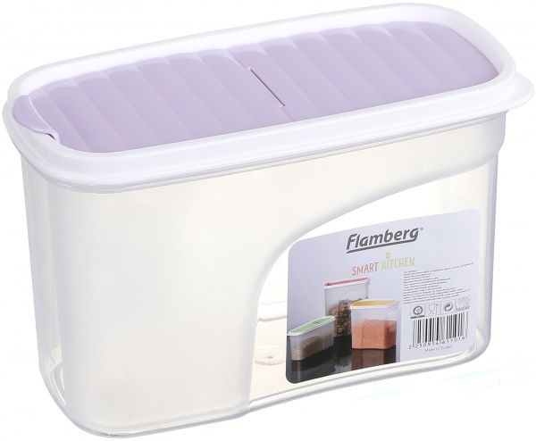 Контейнер с крышкой Sand 1,2 л фиолет G-286 Flamberg Smart Kitchen