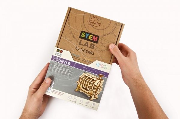 Деревянный 3D-конструктор UGEARS Счетчик