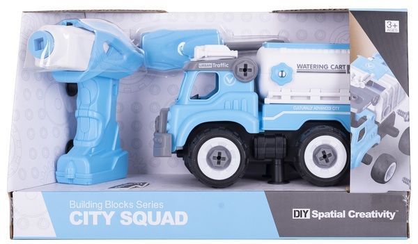 Игровой набор DIY Spatial Creativity Конструктор Цистерна с электрическим двигателем CJ-1379193