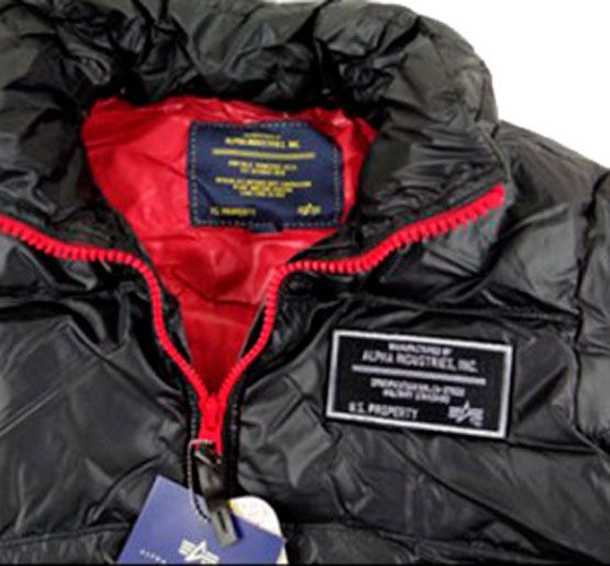 Куртка Alpha Industries ICE VAPOR Blue Arctic Black L 